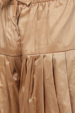 Men's Art Silk Sherwani Set In Blue