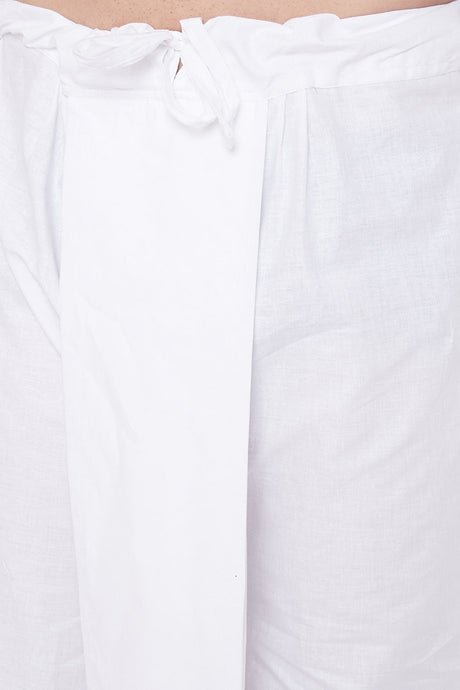 Shop Men's Cotton Kurta Set in White