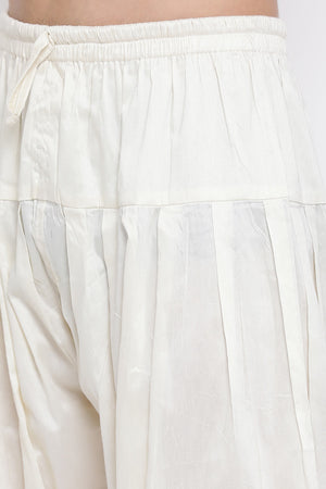 Shop Men's Blended Cotton Pathani Kurta Set in Red