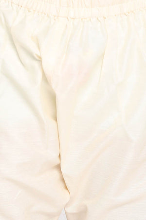 Boys Aqua And Cream Jacket, Kurta And Pajama Set & Girls Aqua Blue Kurta And Pant Set