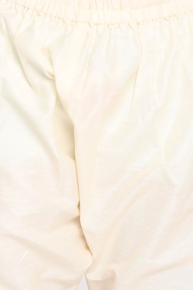 Boys Aqua And Cream Jacket, Kurta And Pajama Set & Girls Aqua Blue Kurta And Pant Set