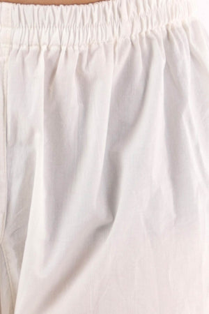 Boys Black And White Kurta Pajama Set & Girls Chikankari Cotton Kurta And Leggings Set