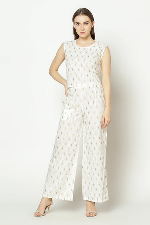 Shop Blended Cotton Ikat Top Set Online