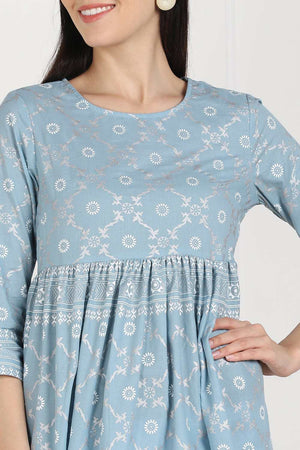 Buy Dress in Sky Blue